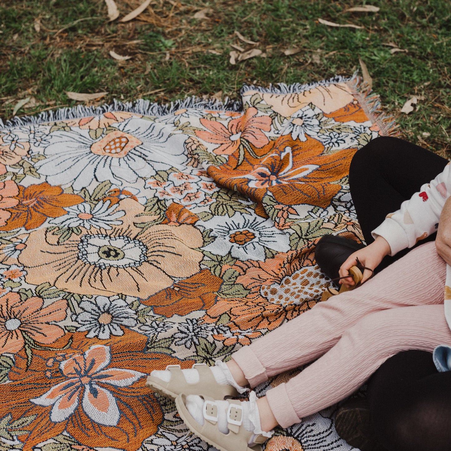 Wild Bloom Throw Rug
