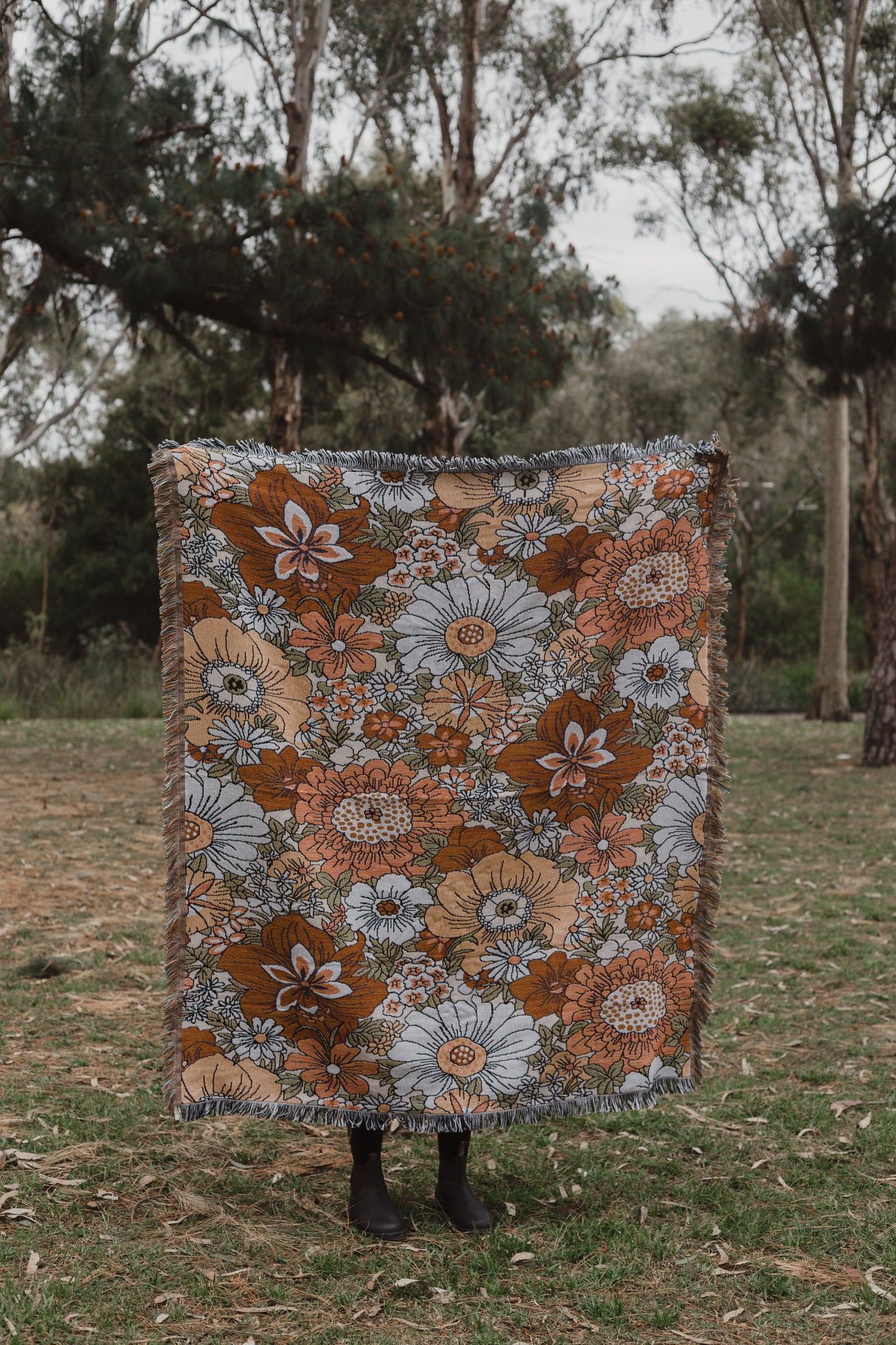Wild Bloom Throw Rug