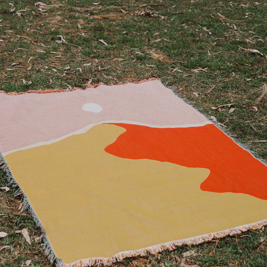 Sunset Throw Rug